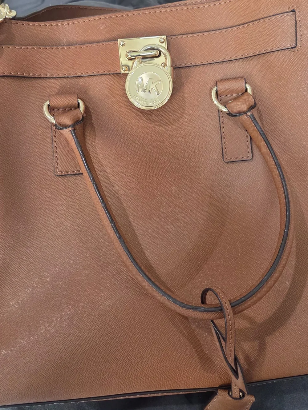 Michael Kors Brown Leather Shoulder Tote
